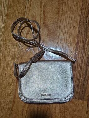 kate spade Metallic Rose Gold Crossbody Purse